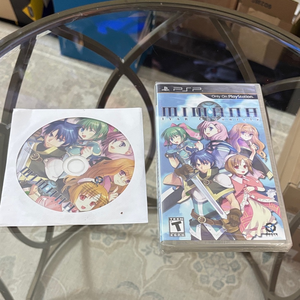 Sealed Mimana Iyar Chronicle (Sony PSP, 2010) w/ Soundtrack CD RPG